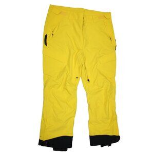 Columbia Mens Omni-Tech Snowboard Ski Pants Bright Yellow Size XL